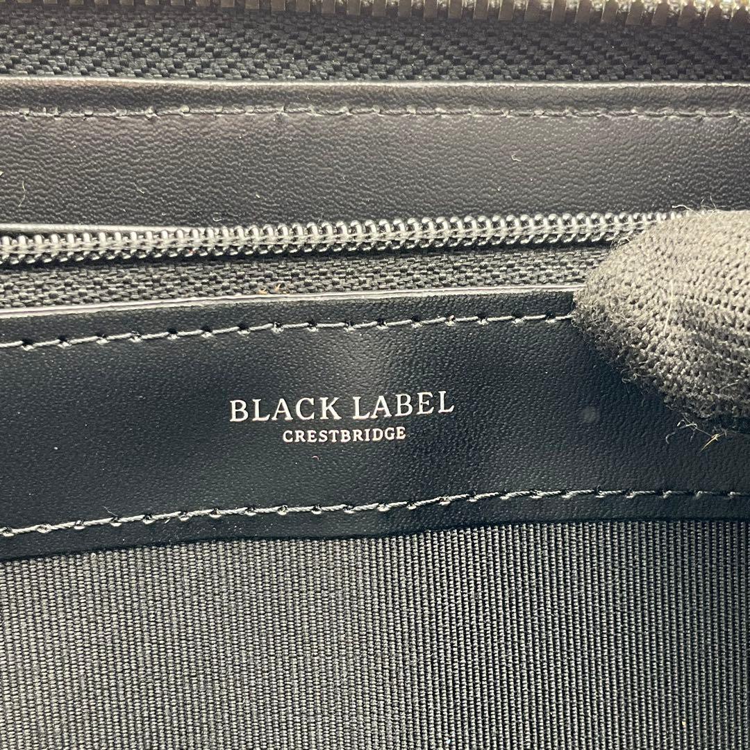 BLACKLABEL ブラックレーベル 長財布 クレストブリジ ラウンドジップ