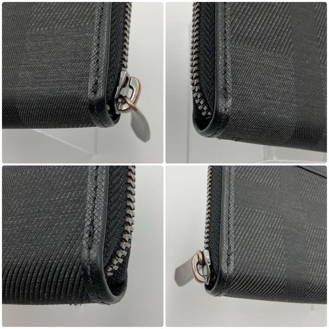 BLACKLABEL ブラックレーベル 長財布 クレストブリジ ラウンドジップ