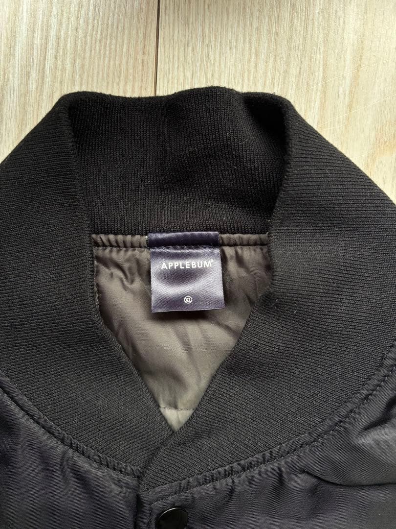 【入手困難】 APPLEBUM 限定BLACKWORM ロッドマンスタジャンXL