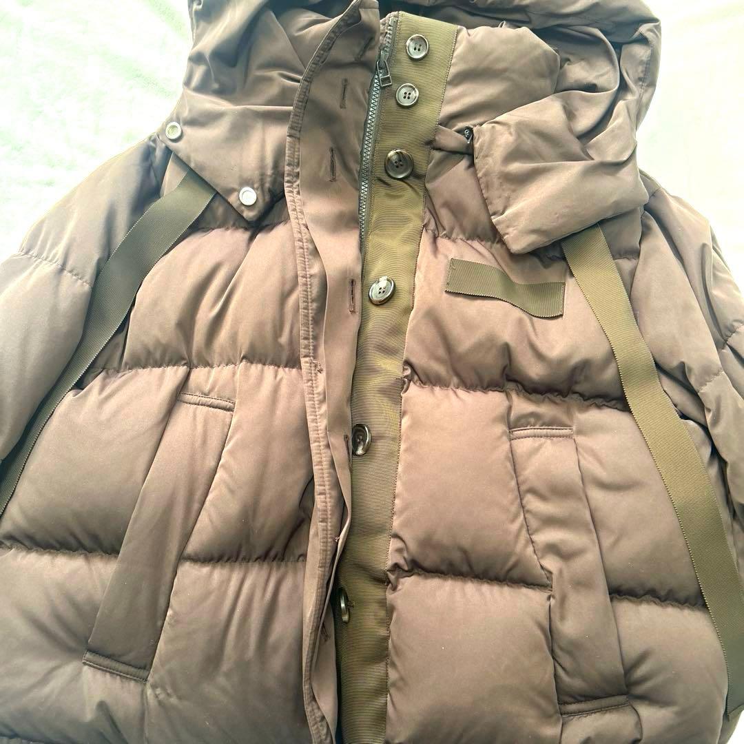 snidel スナイデル 西川アップサイクルショートダウン ブラウン