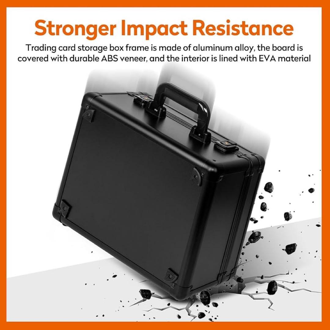 PSA BGS 鑑定済み用 アタッシュケース ストレージボックス アルミ製　4列