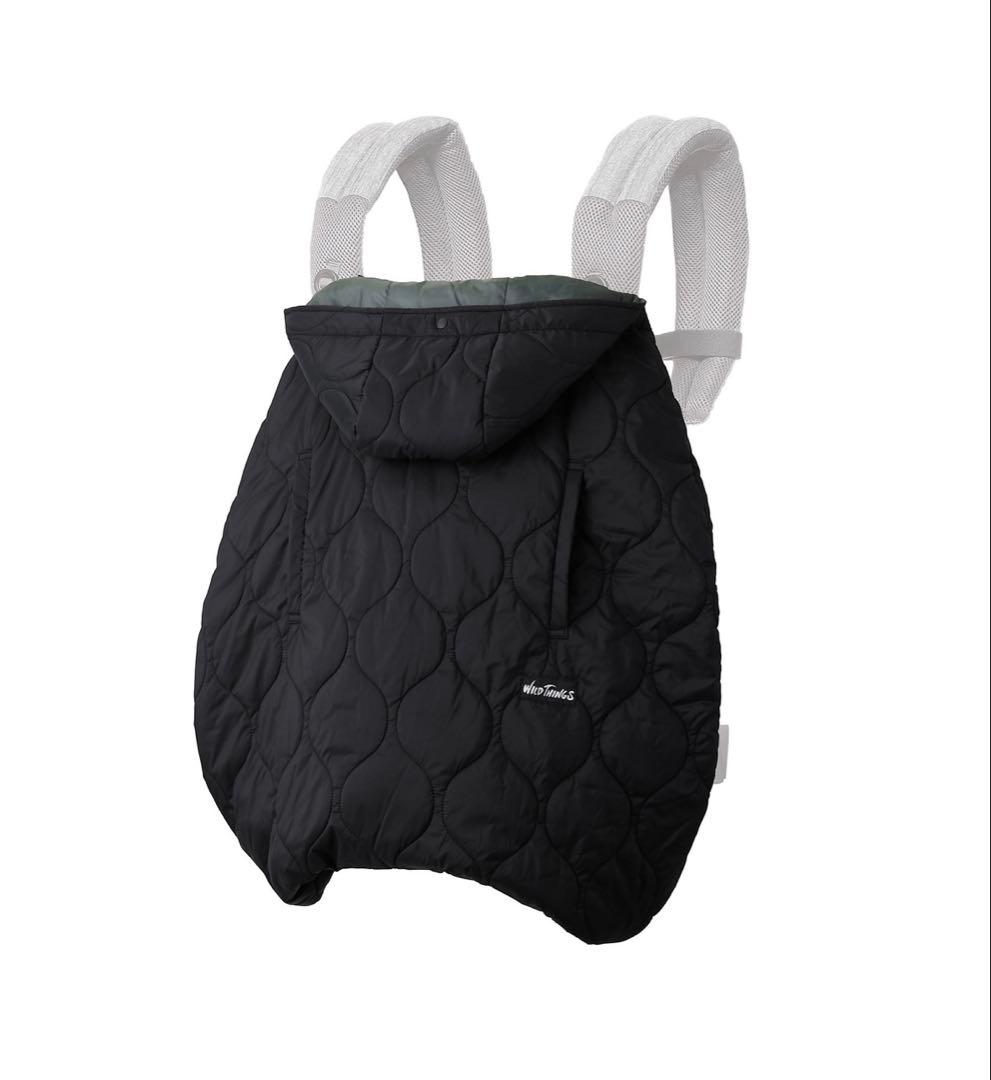 WILD THINGS キルティング防寒ケープ／ブラック