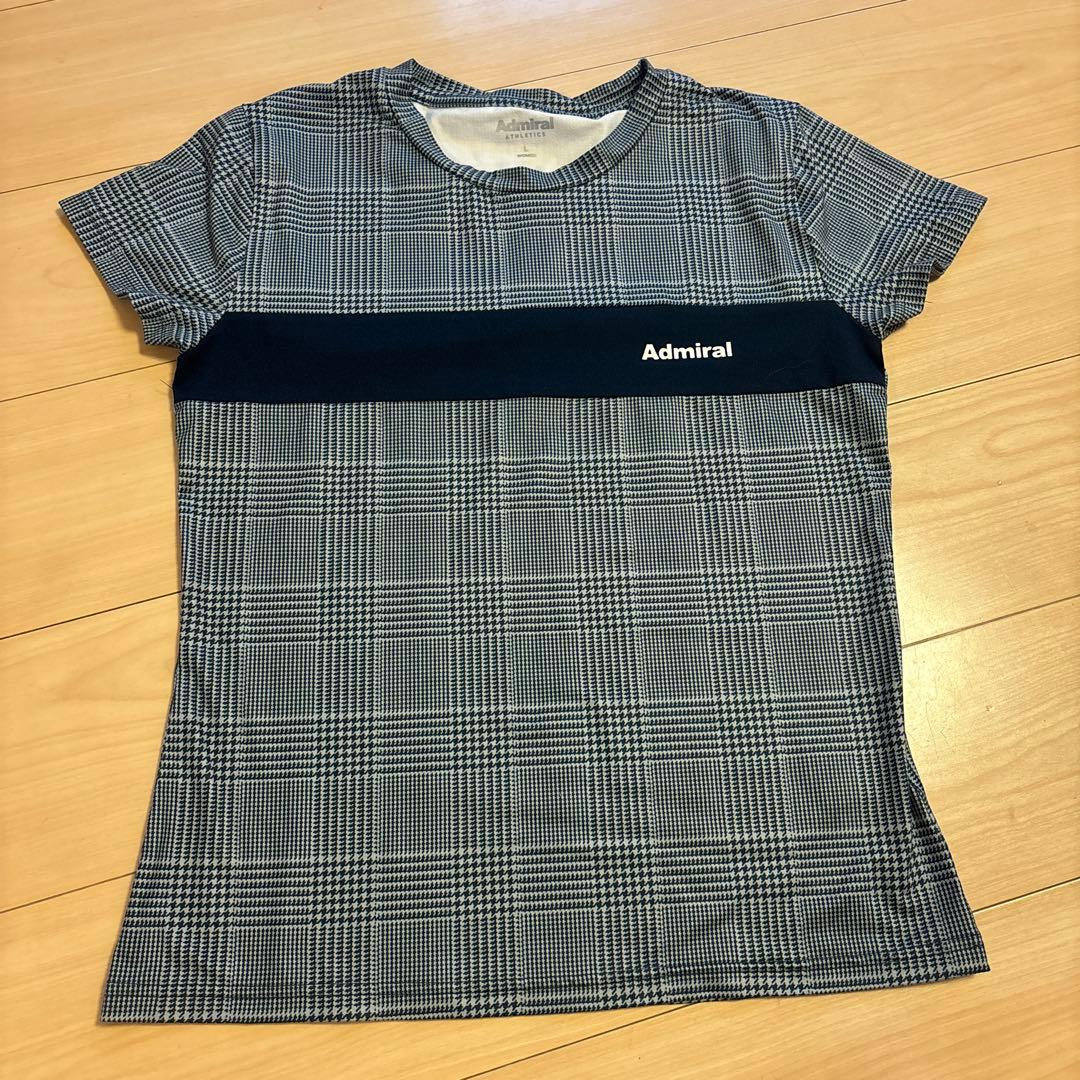 Admiral チェック柄 テニスウェアセット　L
