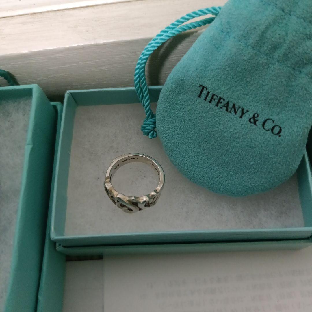 ティファニー TIFFANY パロマピカソ トリプルラビングハートリング 10号