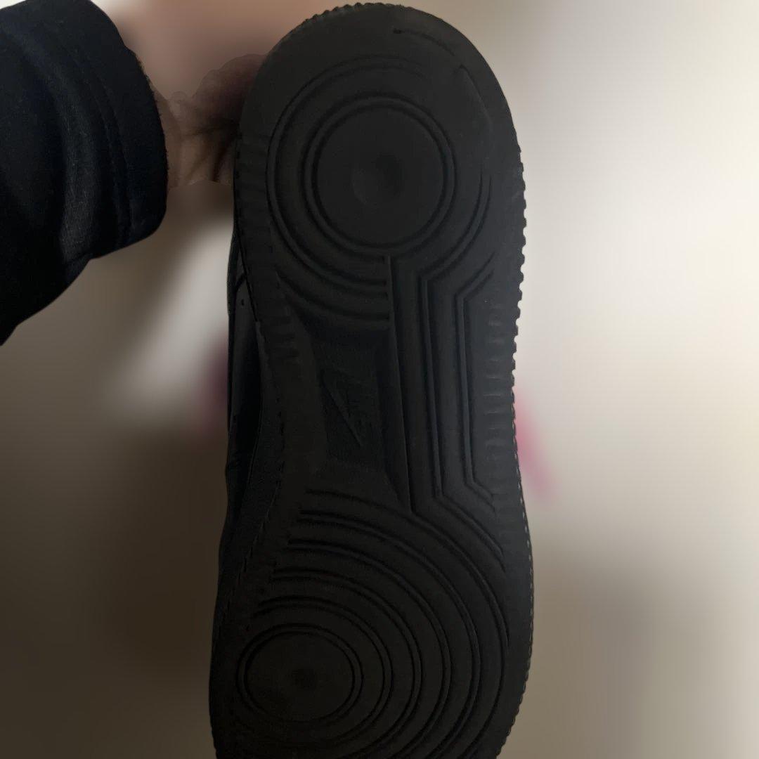 af1黒(ブラック)ロープピンク