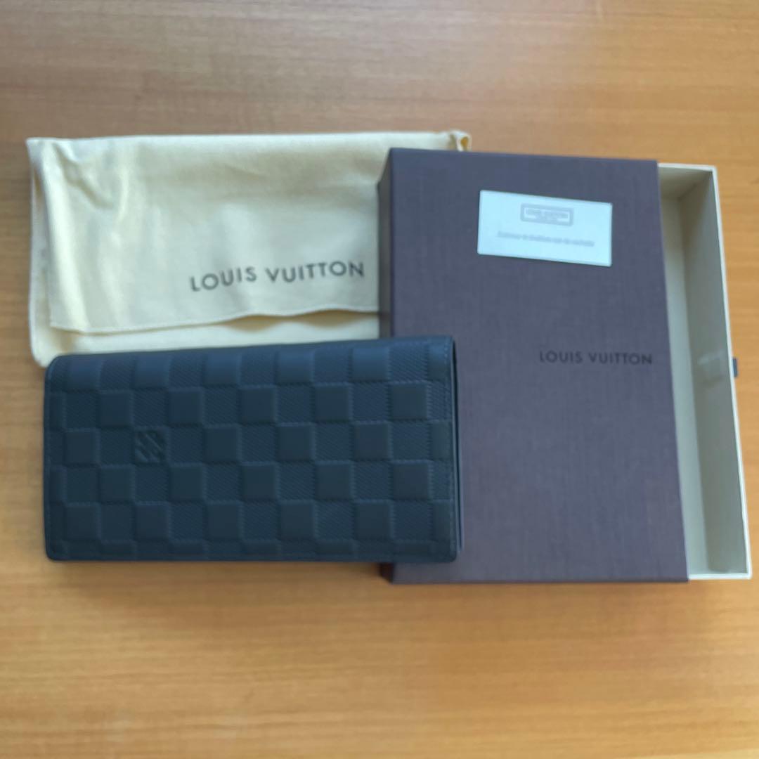 【未使用】ルイヴィトン　ダミエ　ポルトフォイユ ブラザ