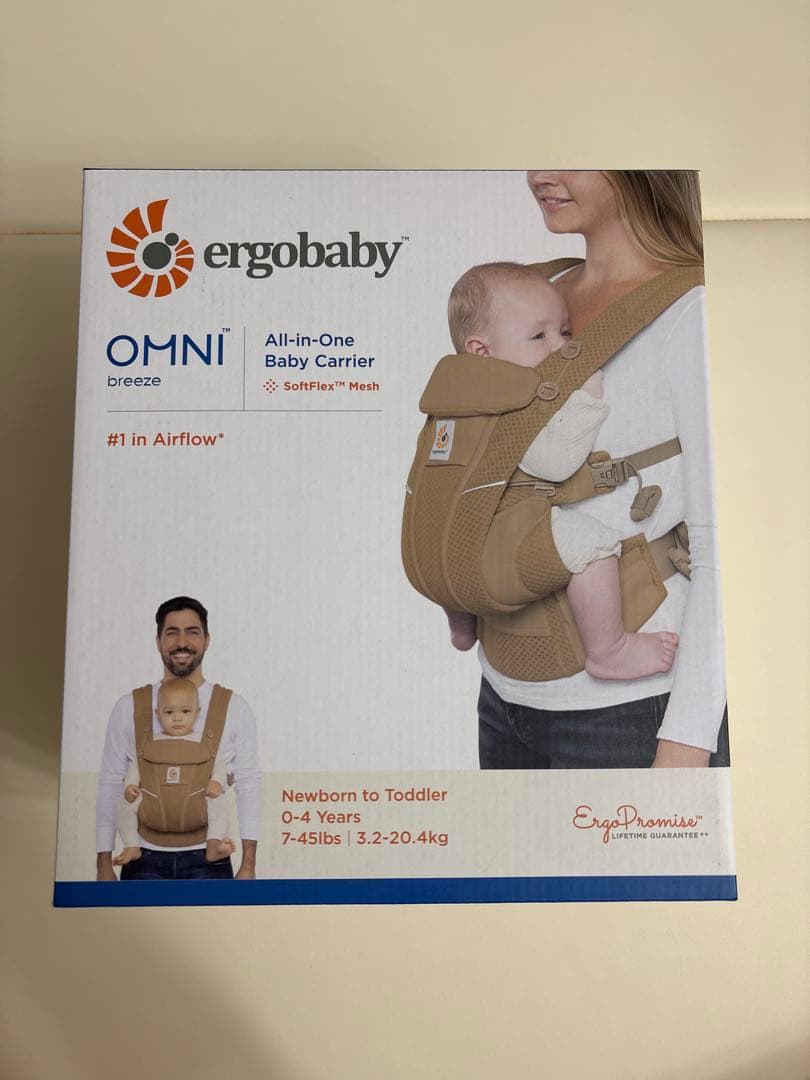 unobella★【美品】【ほぼ未使用】エルゴベビーOMNI Breeze