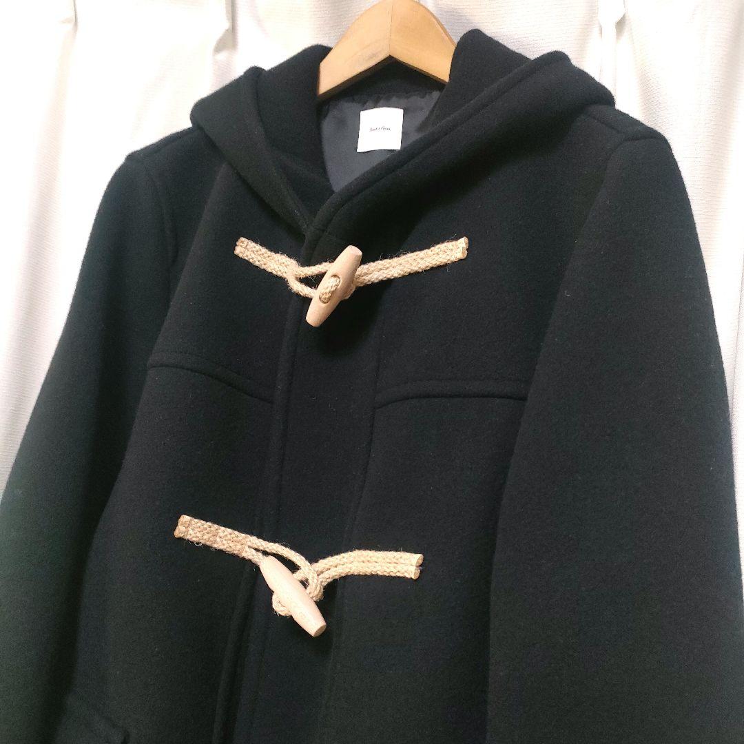 【美品】スピック＆スパン パイルウールダッフルコート 38