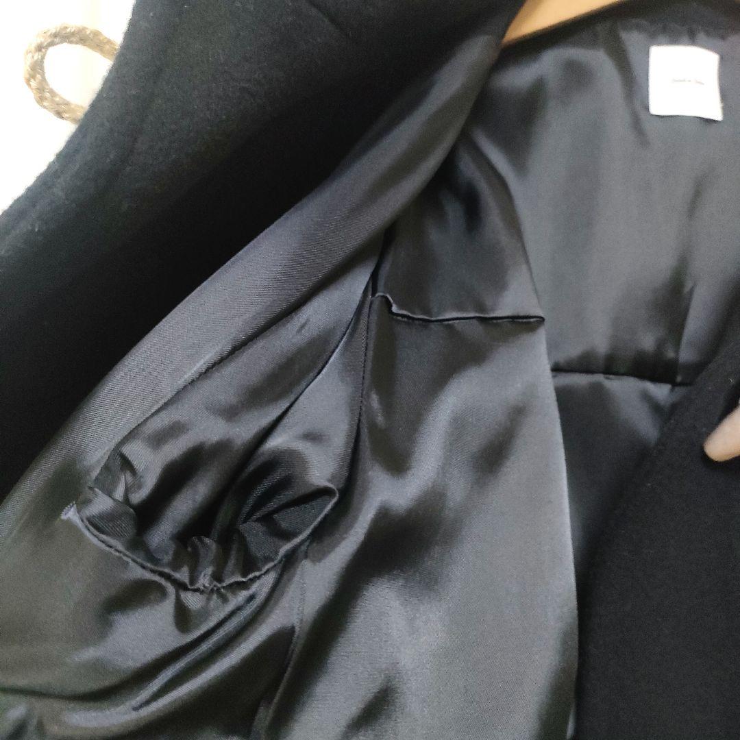 【美品】スピック＆スパン パイルウールダッフルコート 38