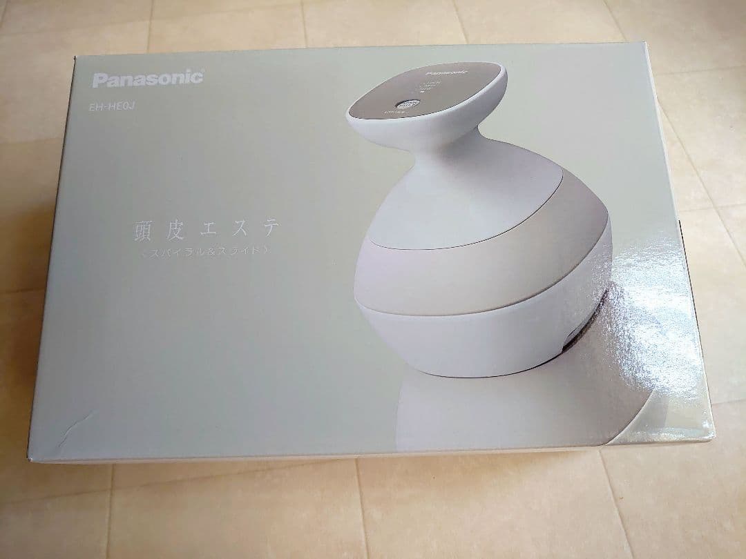 【未使用】パナソニックEH-HE0J-S 頭皮エステ スパイラル&スライド