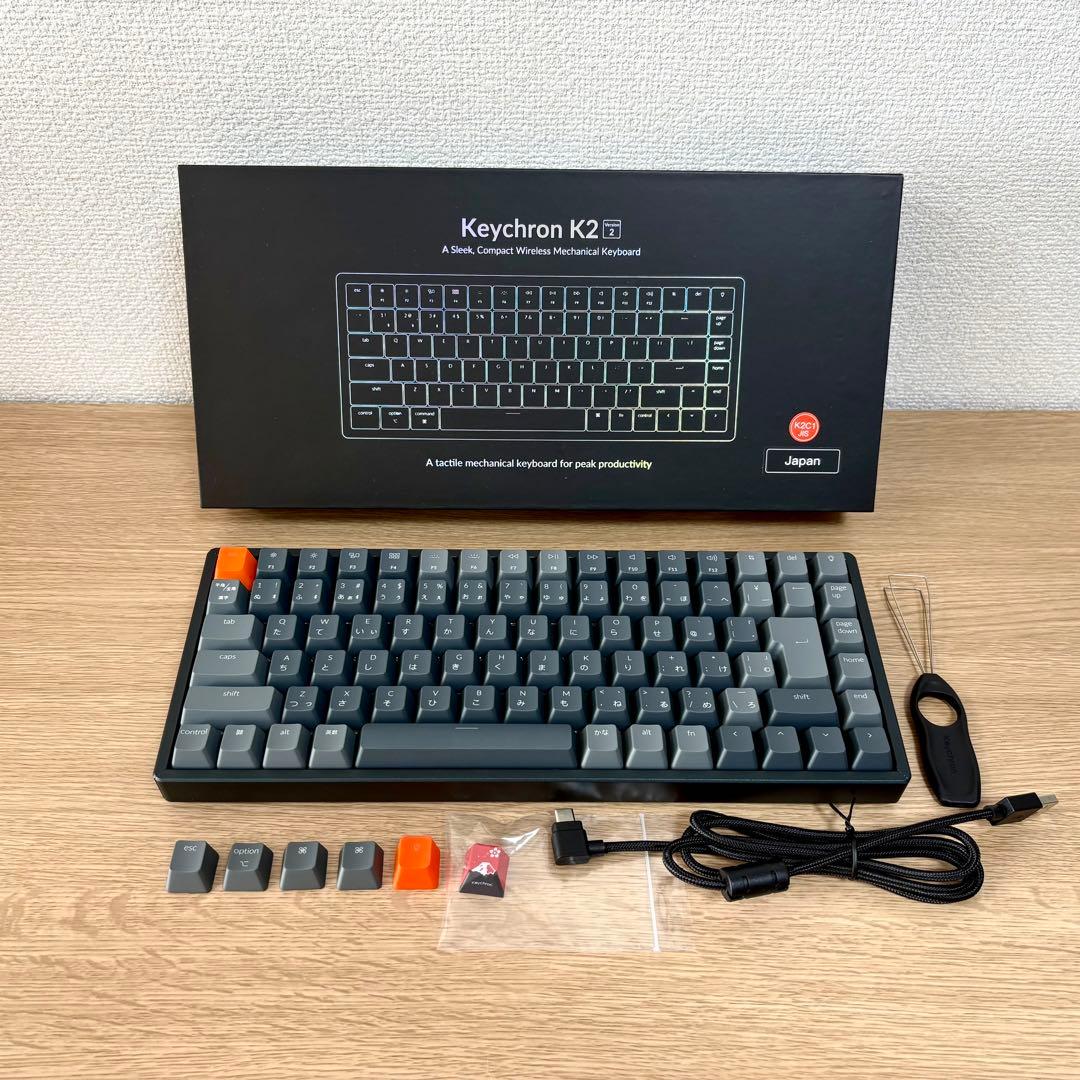 Keychron K2 日本語配列 ワイヤレス・メカニカルキーボード 赤軸