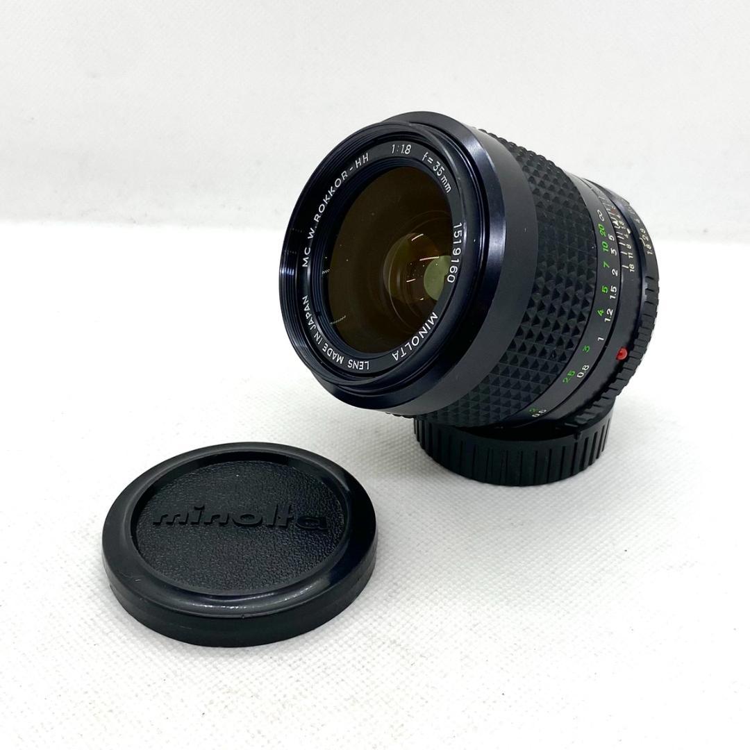 【C7038】MINOLTA MC ROKKOR HH 35mm 1.8 レンズ