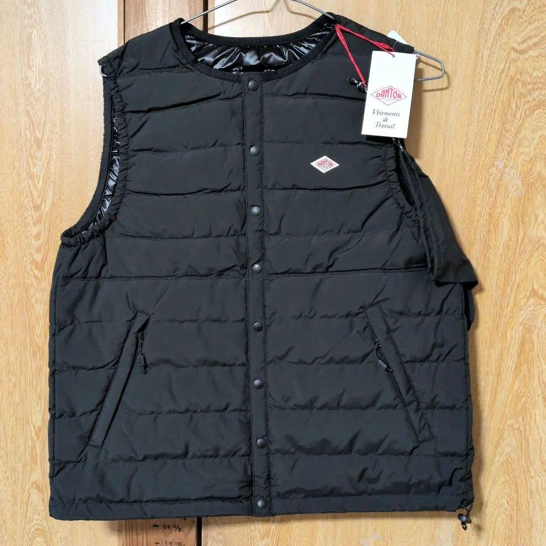 ダントン ブラック ダウンベスト 新品Mサイズレディスタグ付き