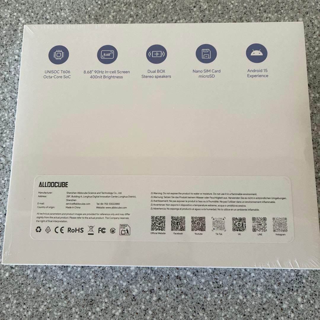 のんALLDOCUBE タブレット本体iplay 60 mini