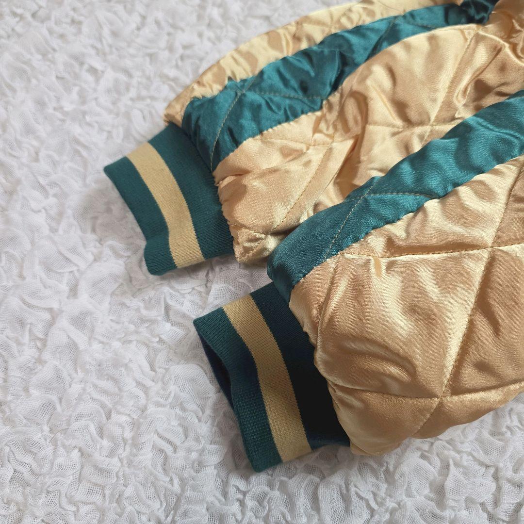 Lapine ラピーヌ 三重搭 サテン ヴィンテージ スカジャン リバーシブル