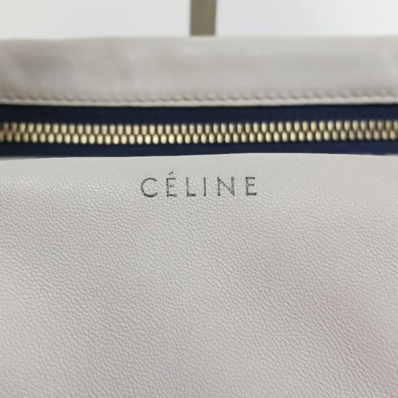 ✨良品✨セリーヌ　マリーヌ　スモールボストン ライトグレー