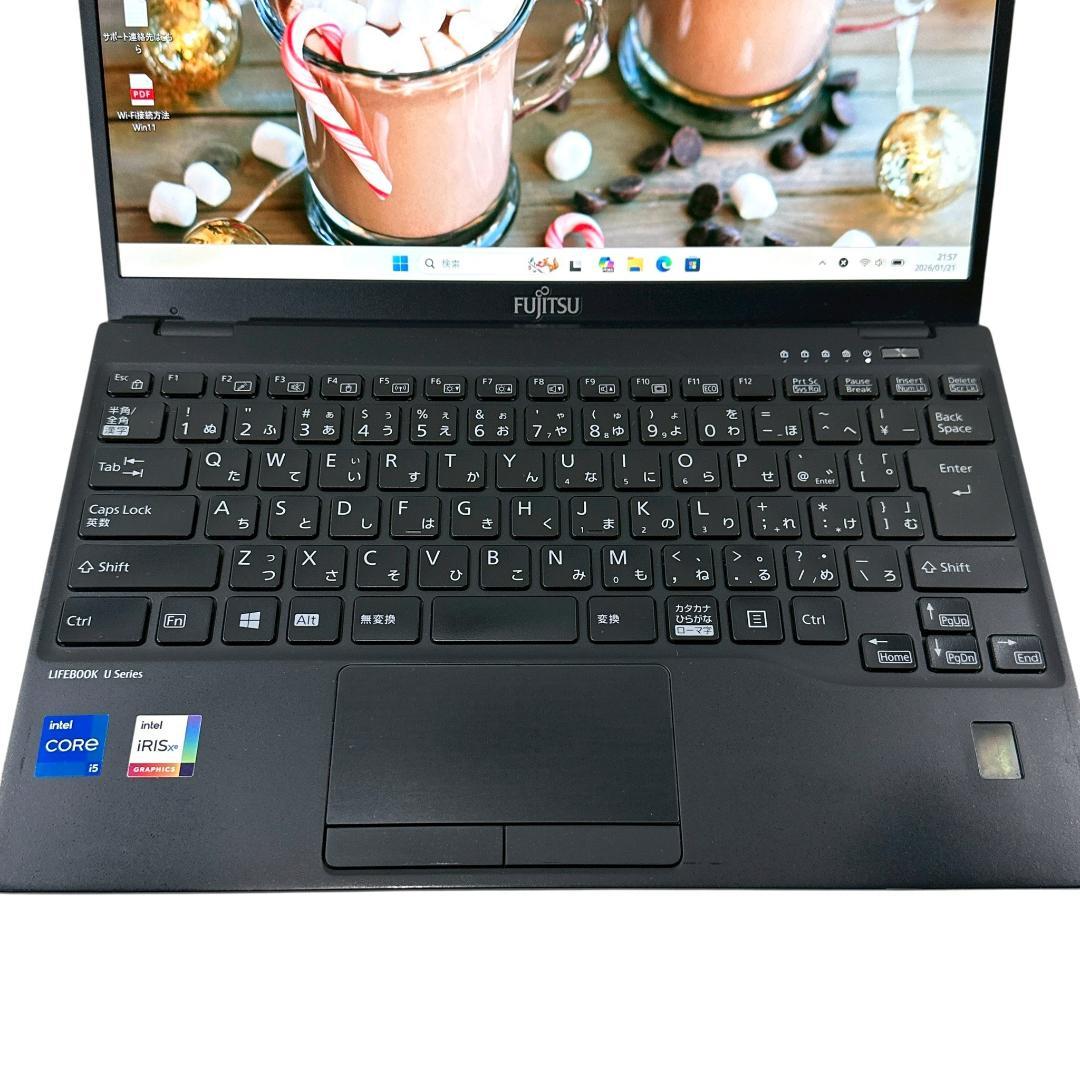 富士通 ノートパソコン バッテリ優秀 i5 11世代 U9311 超軽量 759