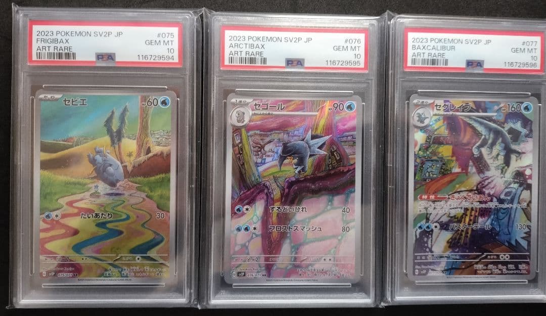 連番 セビエ セゴール セグレイブar psa10 最新ケース