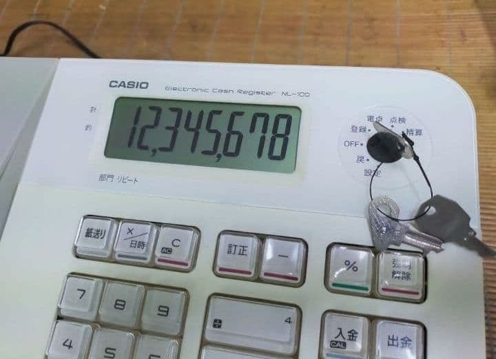 カシオレジスター　SE-G1/NL100　人気機種　送料無料　190811