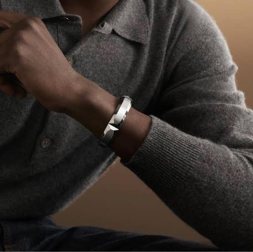 HERMES バングル Sac a Depeches メンズ ブレスレット T4