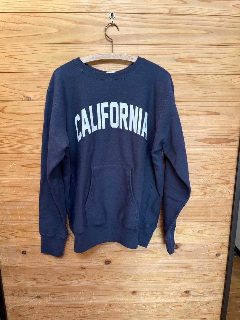 スタンダードカリフォルニアChampion スウェット　ネイビー　L