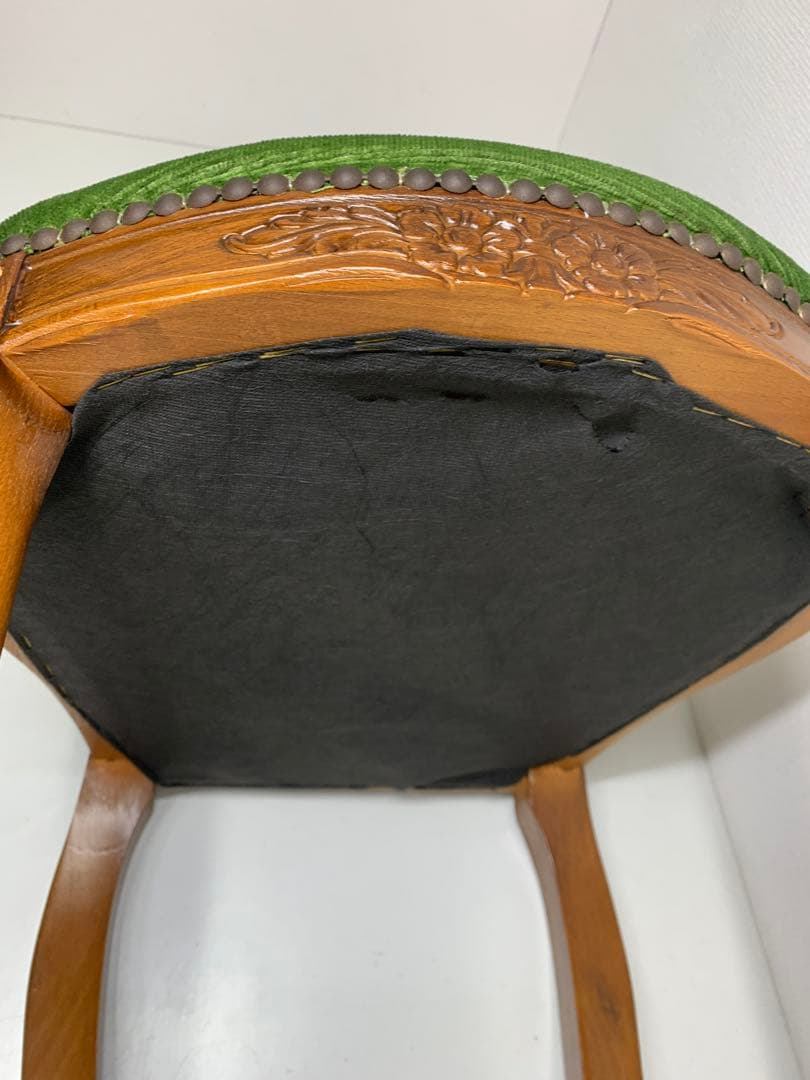 イタリア製 ロココ調 アンティークチェア ドールチェア ヴィンテージ 猫足