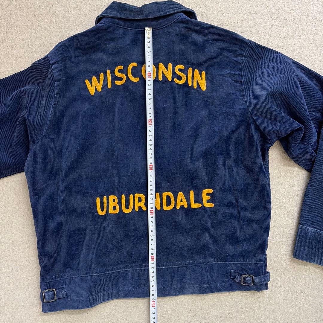 珍品 80s FFA ジャケット ネイビー ワッペンなし