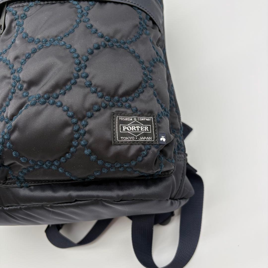 完売品 極美品　ポーター　ミナペルホネン リュックサック タンバリン ネイビー