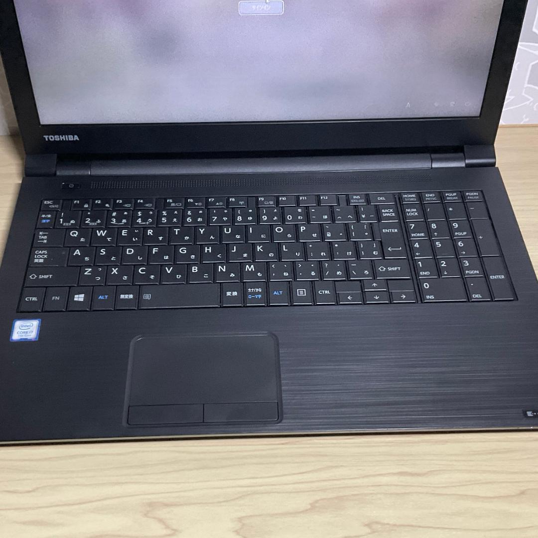 高性能＞Dynabook 大画面 i7/16G/新品SSD500G/Office