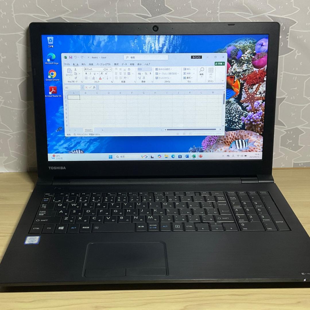 高性能＞Dynabook 大画面 i7/16G/新品SSD500G/Office