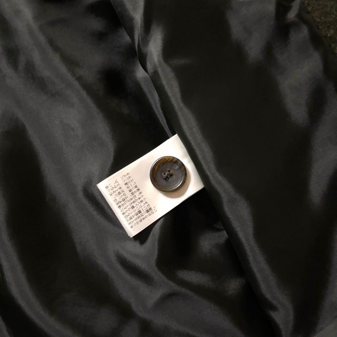 未使用級✨ BEAMS BOY モッサー ロングダッフルコート OLIVE