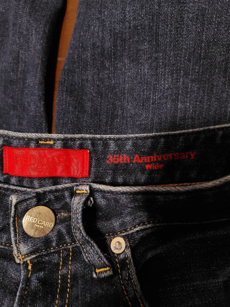 RED CARD 35th Anniversary wide ワイドデニムW22