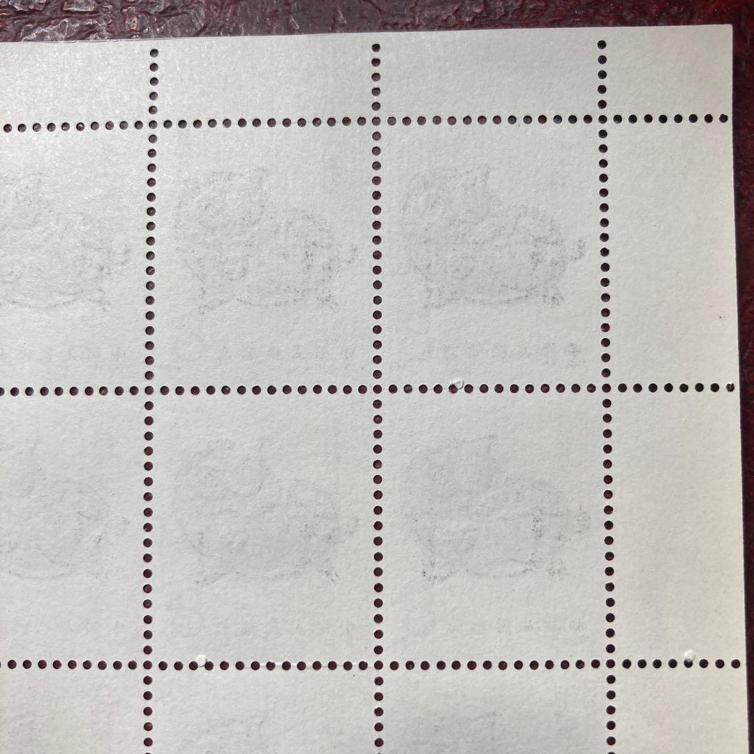 中国切手　年賀豚80面シート大版　状態概ね良好