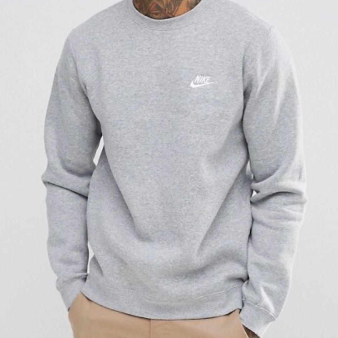 新品 NIKE セットアップ トレーナー&ジョガーパンツ グレー S 送料無料