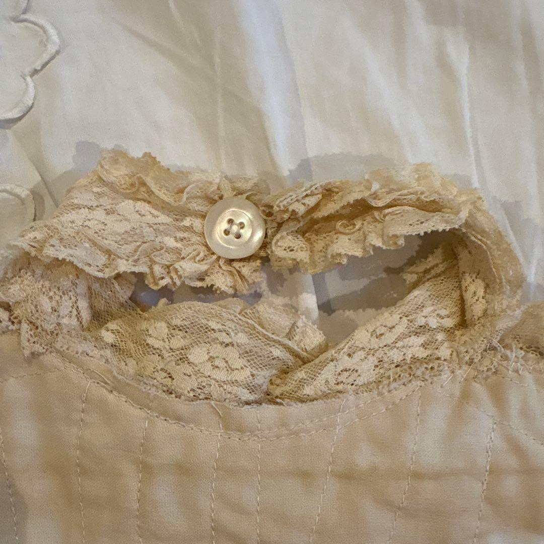 アンティーク♡アンティークレースの付け襟　フランスアンティーク