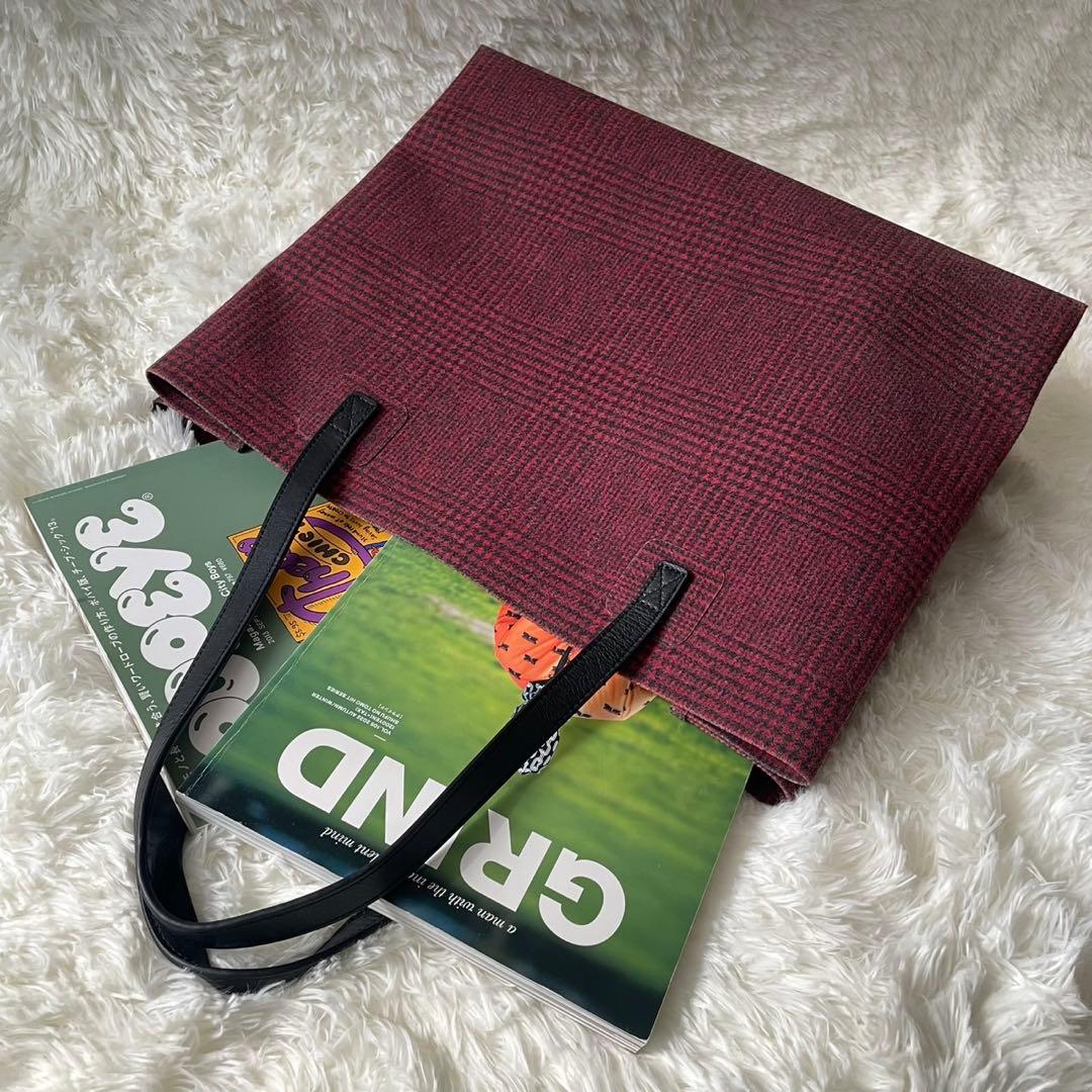 【定価26,220円】タケオキクチ ツイード トートバッグ