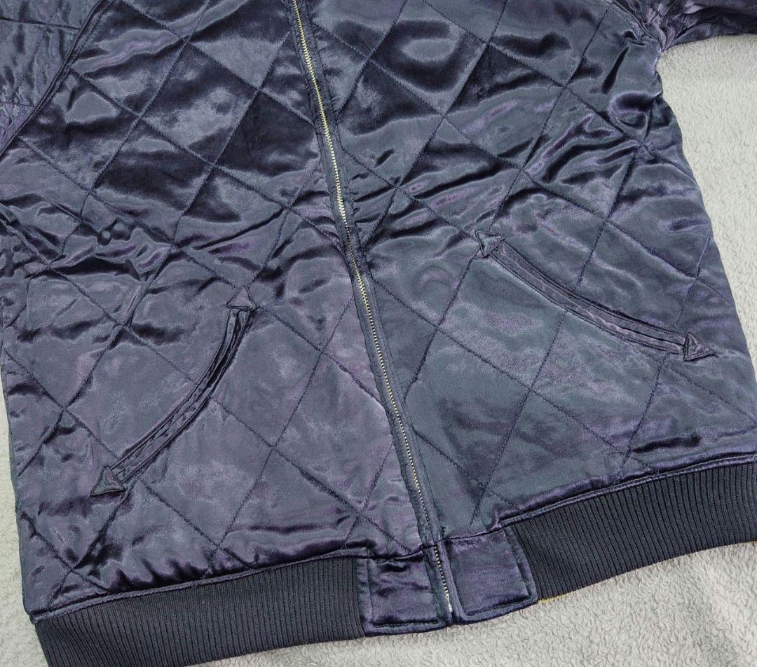 ダルチザン　スーベニアジャケット　スカジャン　ビックリマン　黒　リバーシブル