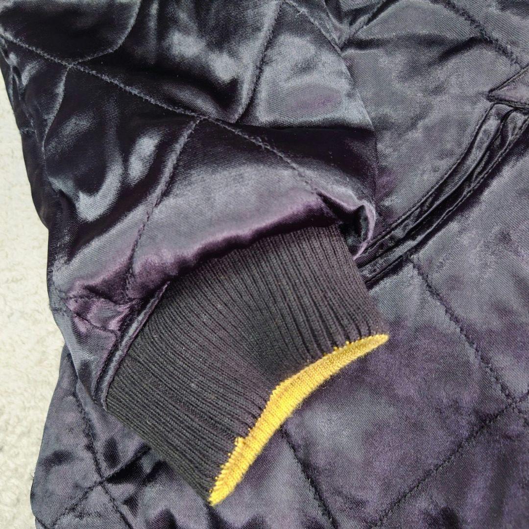 ダルチザン　スーベニアジャケット　スカジャン　ビックリマン　黒　リバーシブル