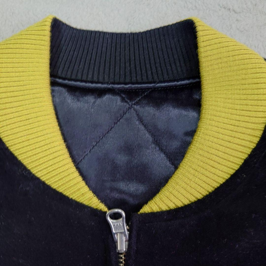 ダルチザン　スーベニアジャケット　スカジャン　ビックリマン　黒　リバーシブル