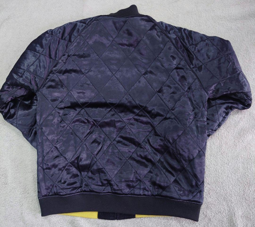 ダルチザン　スーベニアジャケット　スカジャン　ビックリマン　黒　リバーシブル