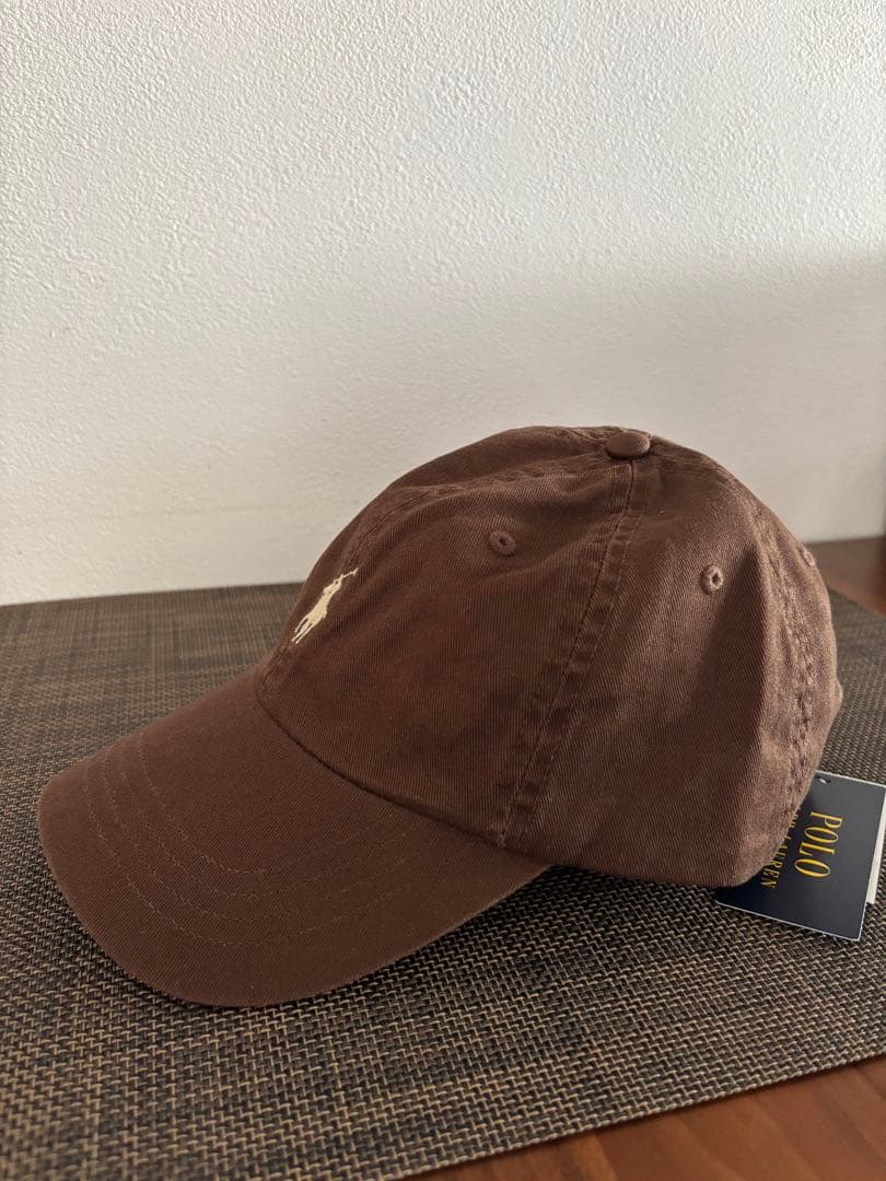 ★新品.希少★ポロラルフローレン ブラウンキャップ