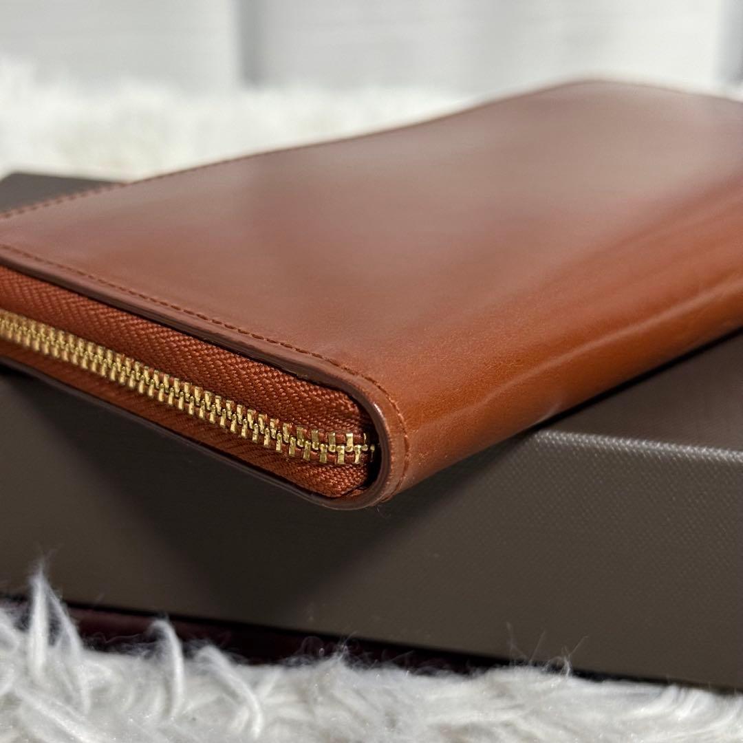 ⭐️未使級⭐️ココマイスター　ブライダルレザー　ラウンドファスナー　長財布