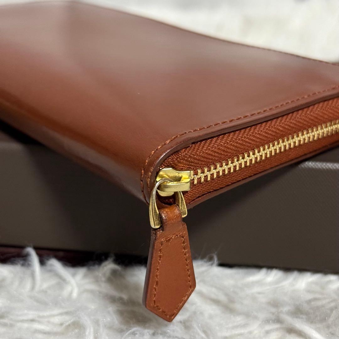 ⭐️未使級⭐️ココマイスター　ブライダルレザー　ラウンドファスナー　長財布