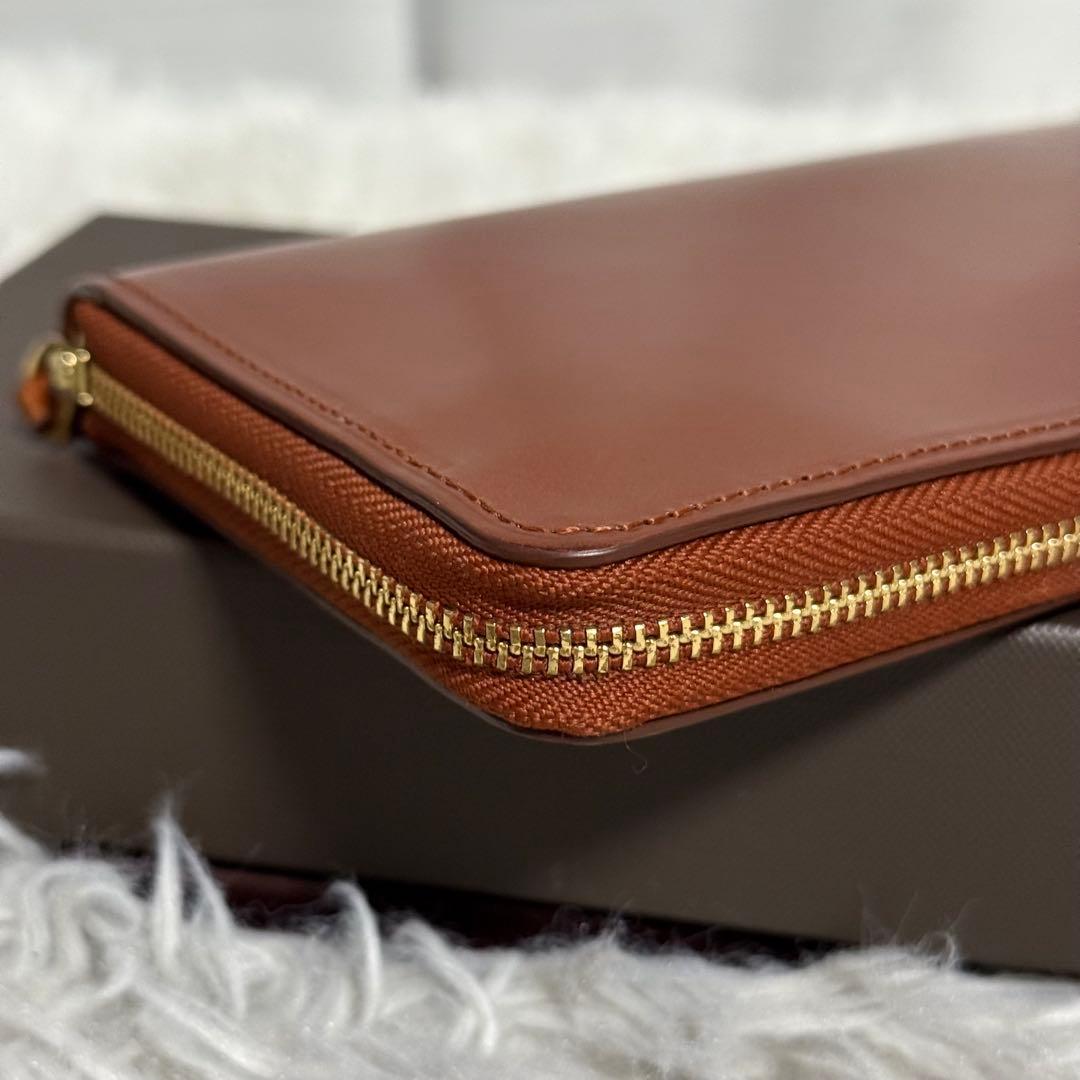 ⭐️未使級⭐️ココマイスター　ブライダルレザー　ラウンドファスナー　長財布