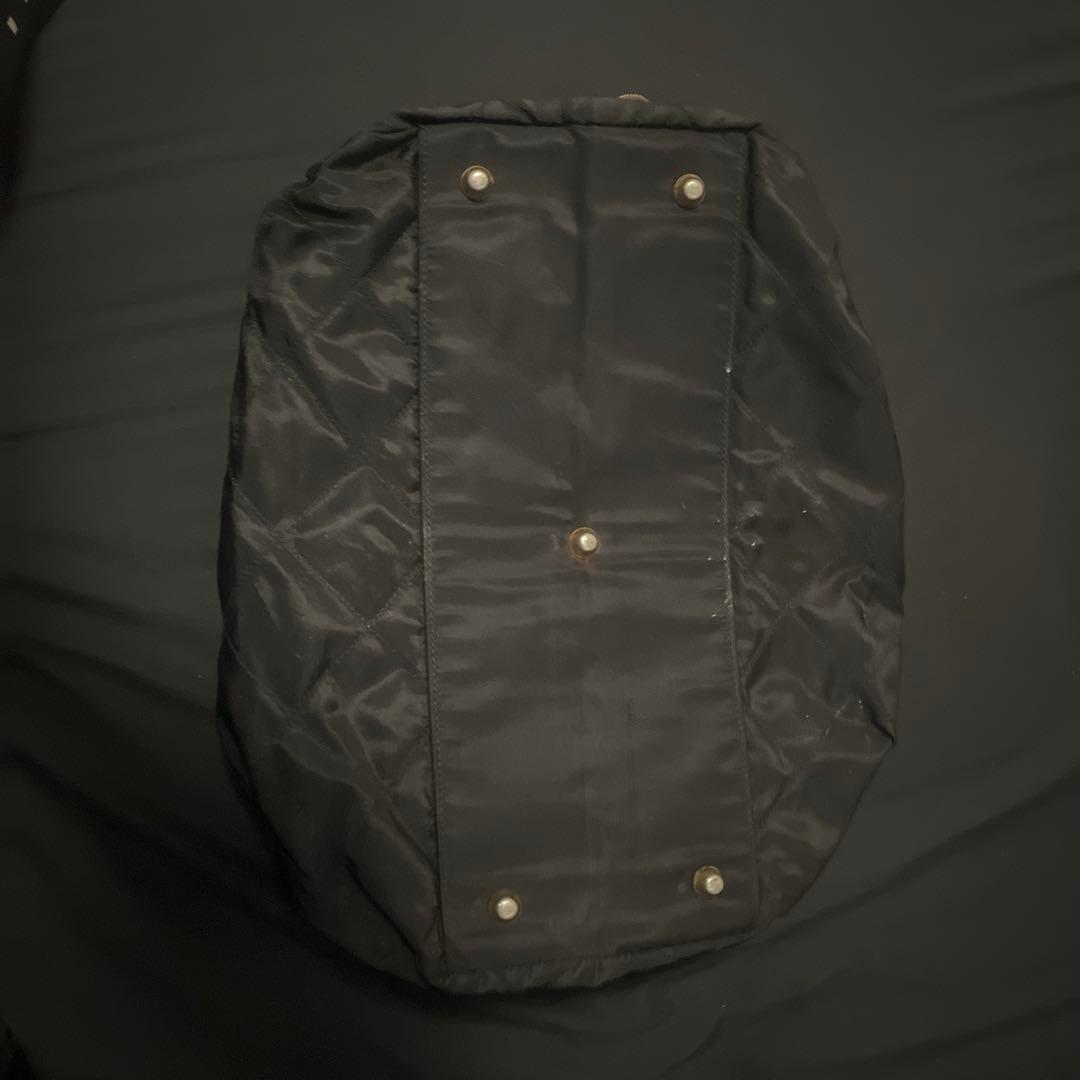 PRADA ブラック ナイロン ボストンバッグ