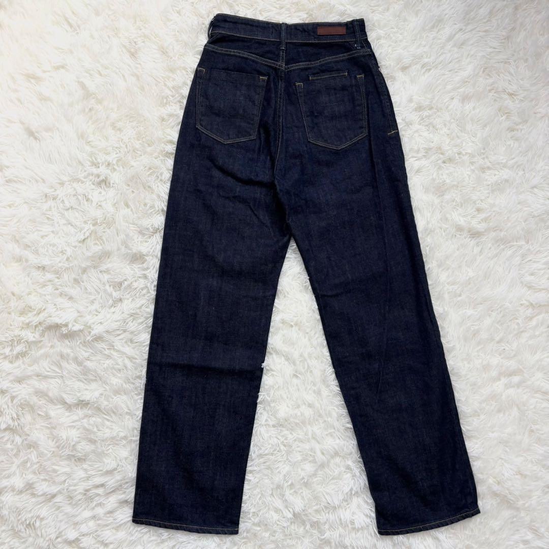 【未使用級】YANUK LEA レア 24 ボーイズストレートデニム インディゴ