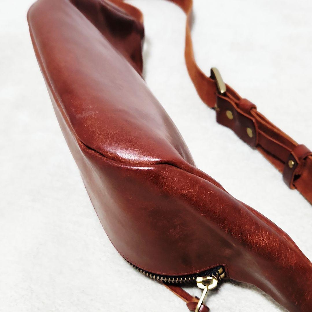 【美品】RYU レザー ボディバッグ 本革 生産終了品