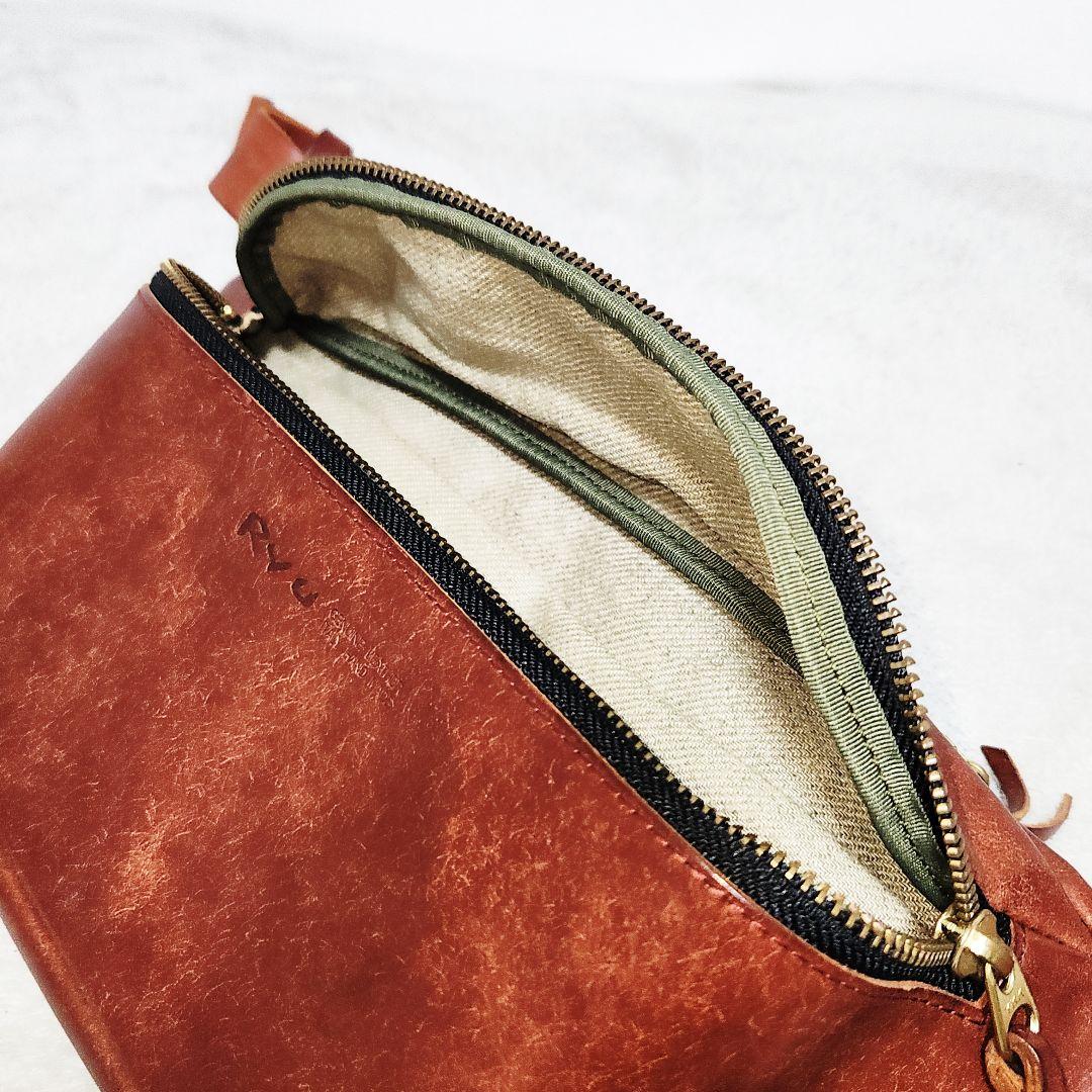 【美品】RYU レザー ボディバッグ 本革 生産終了品