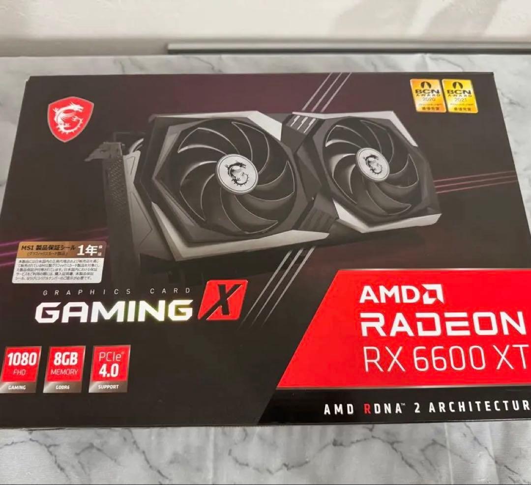 グラフィックボード・グラボ・ビデオカード MSI Radeon RX 6600 XT GAMING X 8G