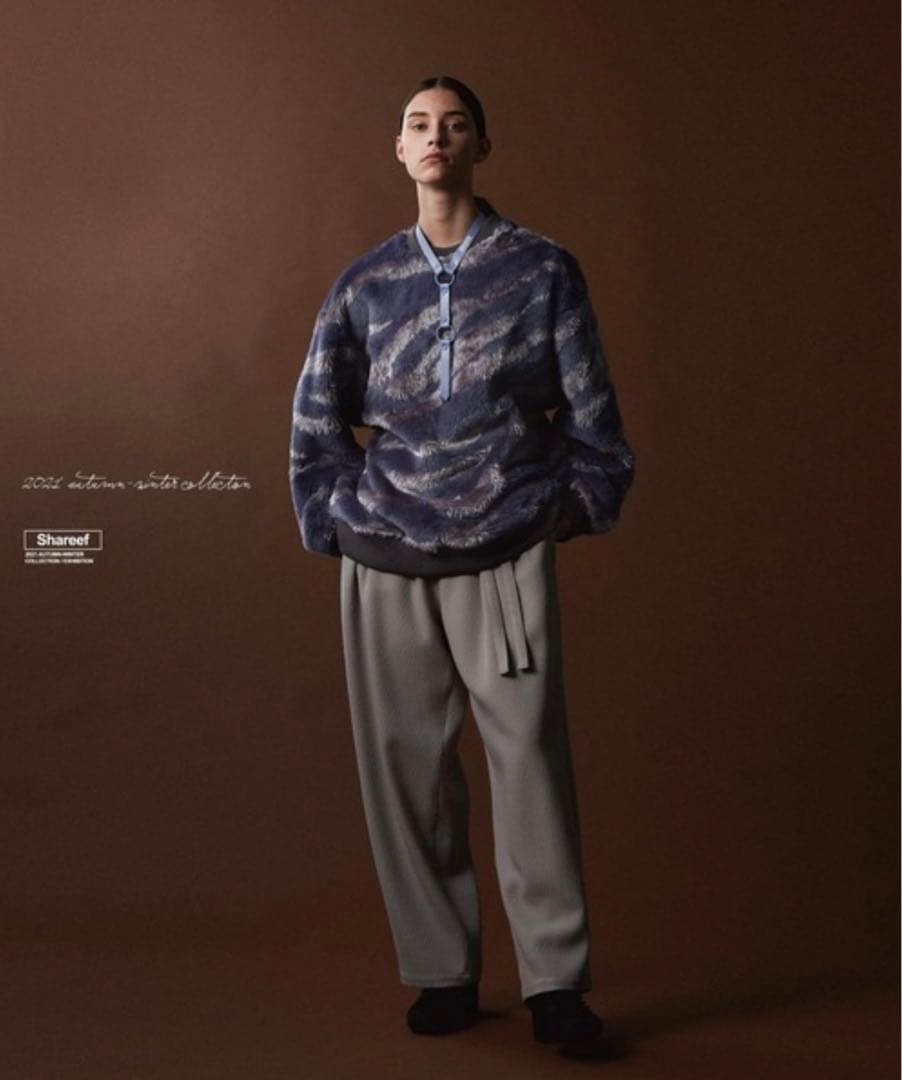 【美品】SHAREEF/シャリーフ/シャギーフリースプルオーバー【人気】